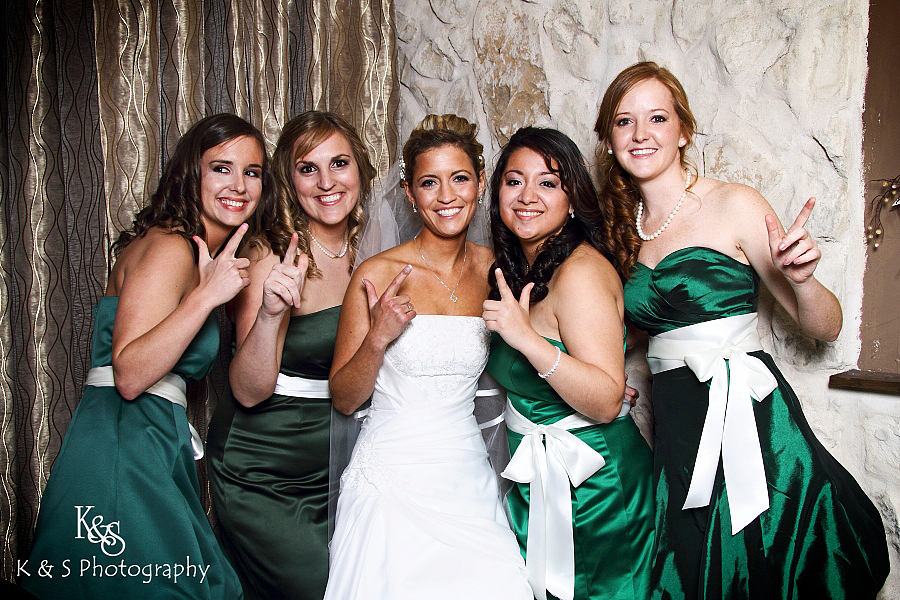 Derek and Sarah's wedding at Ferrari's in Grapevine wedding photos taken by Dallas Wedding Photographer, K & S Photography