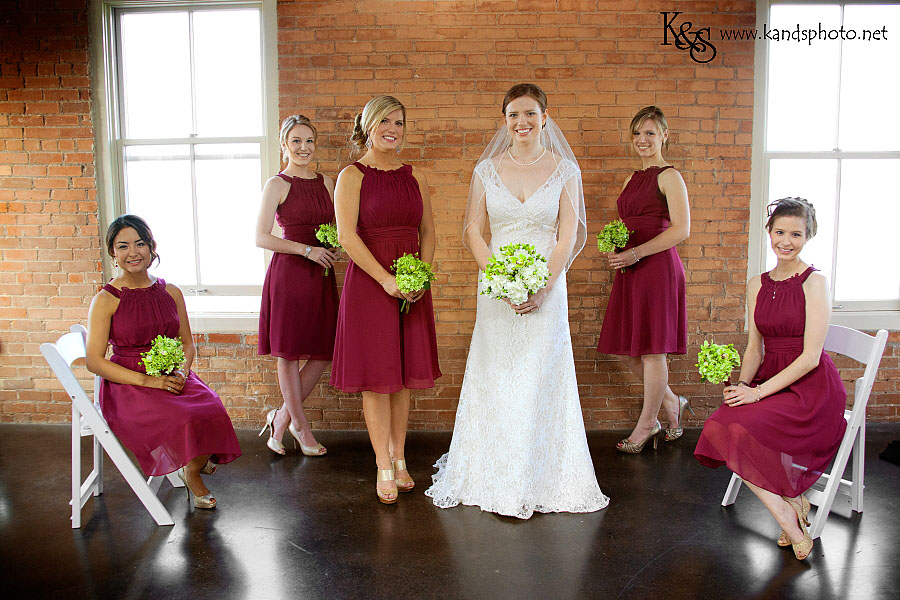 Dallas Wedding Photographers, K & S Photography, photographed Chris and Chelsea- Dallas Wedding at the Filter Building