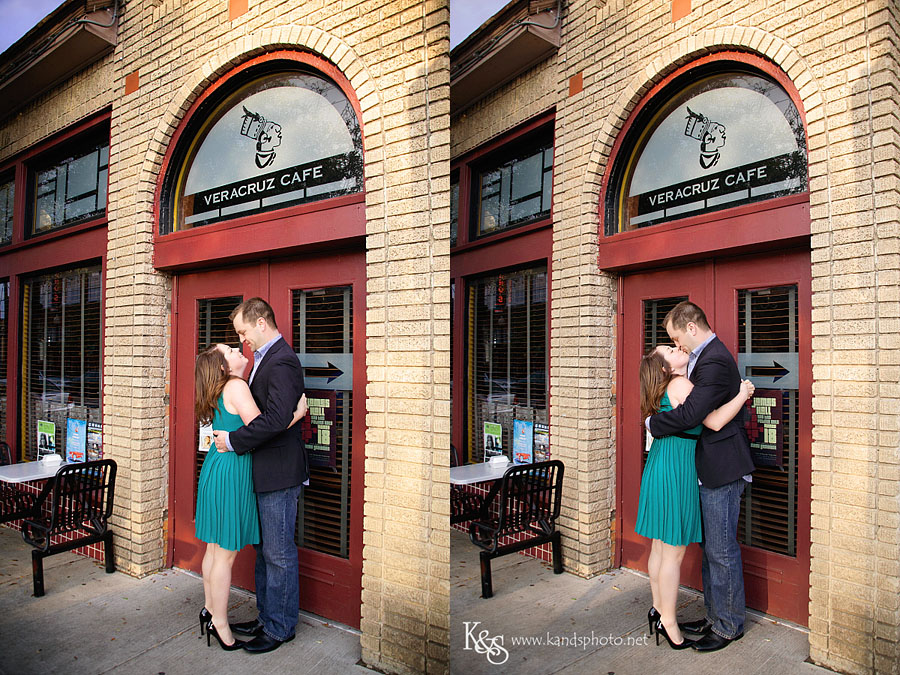 Mark and Jamie's Fun Engagement Session. Photographs by Dallas Wedding Photographers, K & S Photography