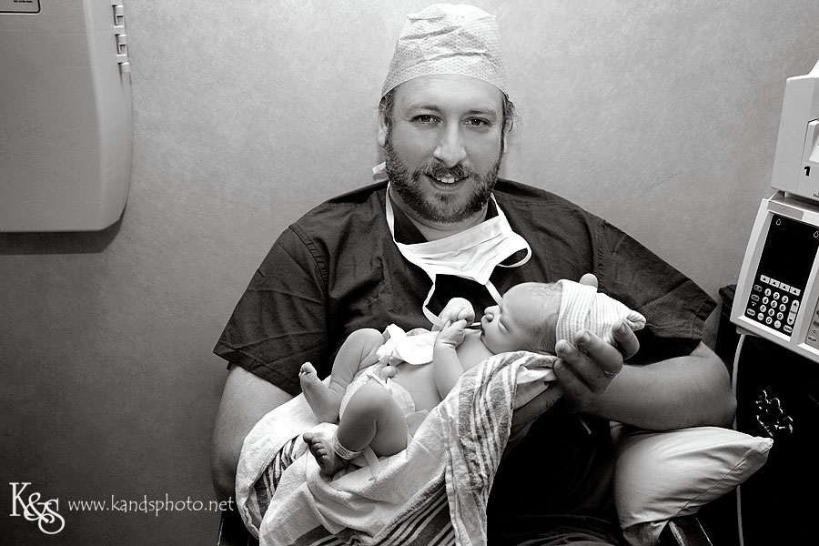 Baby Henry is welcomed into the world. Photographs by Dallas Photographers, K & S Photography