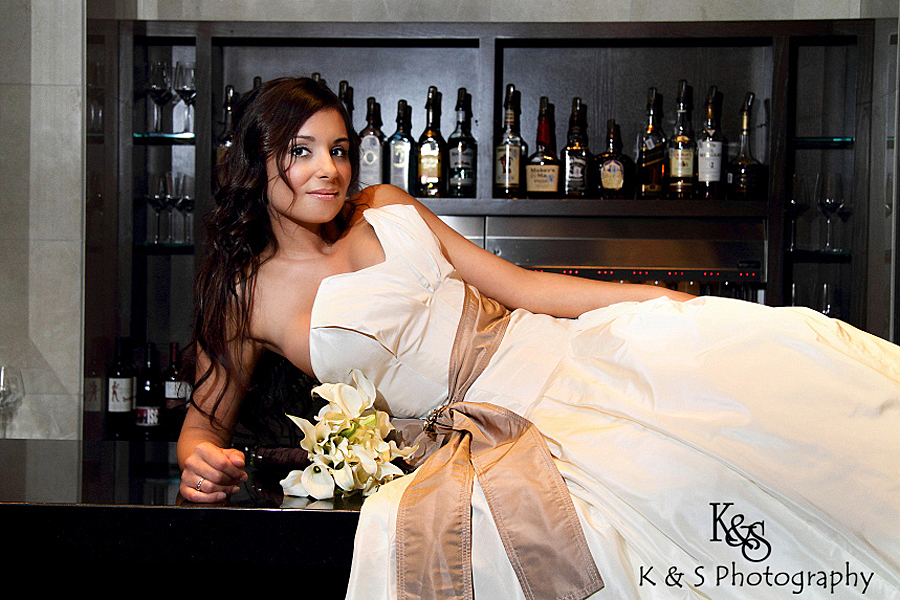 Stephanie's Bridal Session at the Joule Hotel in Dallas. Photographs by Dallas Wedding Photographers, K & S Photography