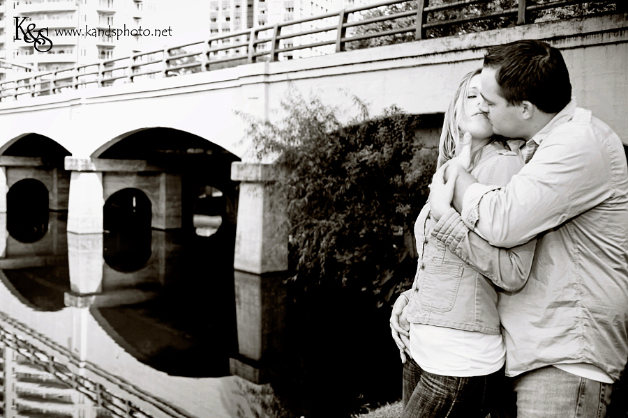 Matt and Megan Engaged in Dallas. Photographs by Dallas Wedding Photographers, K & S Photograph