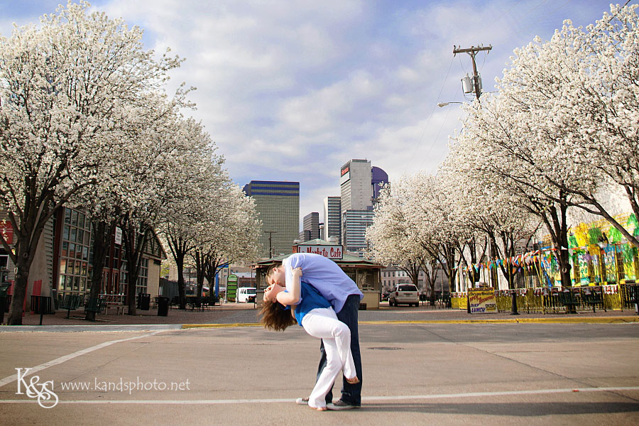 Mark and Jamie's Fun Engagement Session. Photographs by Dallas Wedding Photographers, K & S Photography