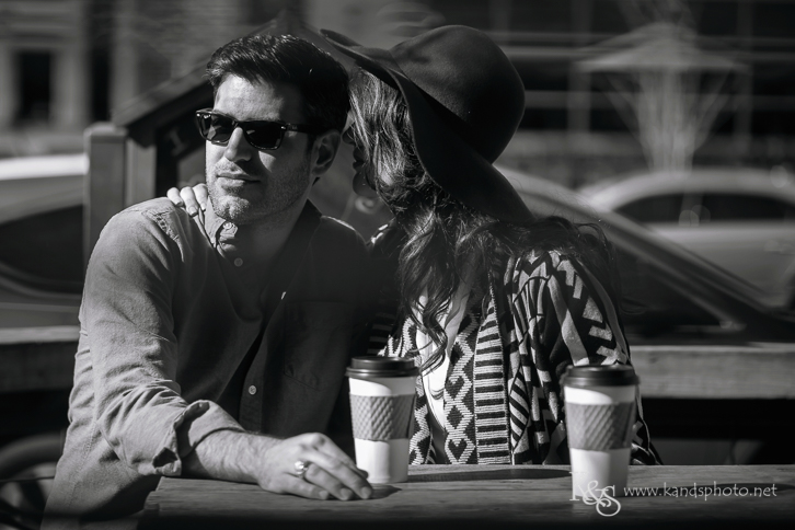 dallas truckyard engagement photograpy