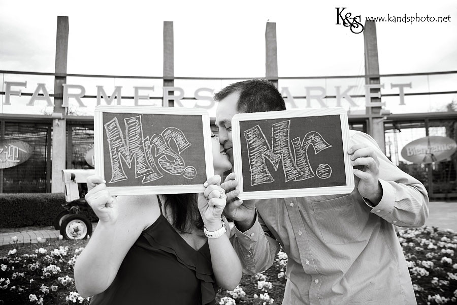 Mark and Jamie's Fun Engagement Session. Photographs taken by Dallas Wedding Photographers, K & S Photography