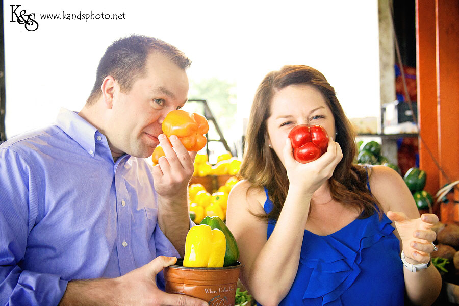 Mark and Jamie's Fun Engagement Session. Photographs by Dallas Wedding Photographers, K & S Photography