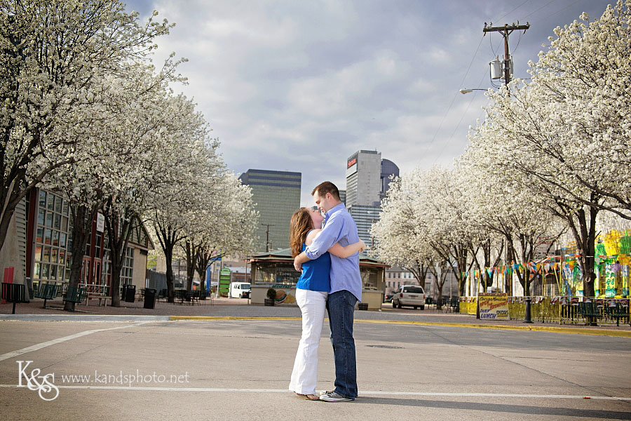Mark and Jamie's Fun Engagement Session. Photographs by Dallas Wedding Photographers, K & S Photography