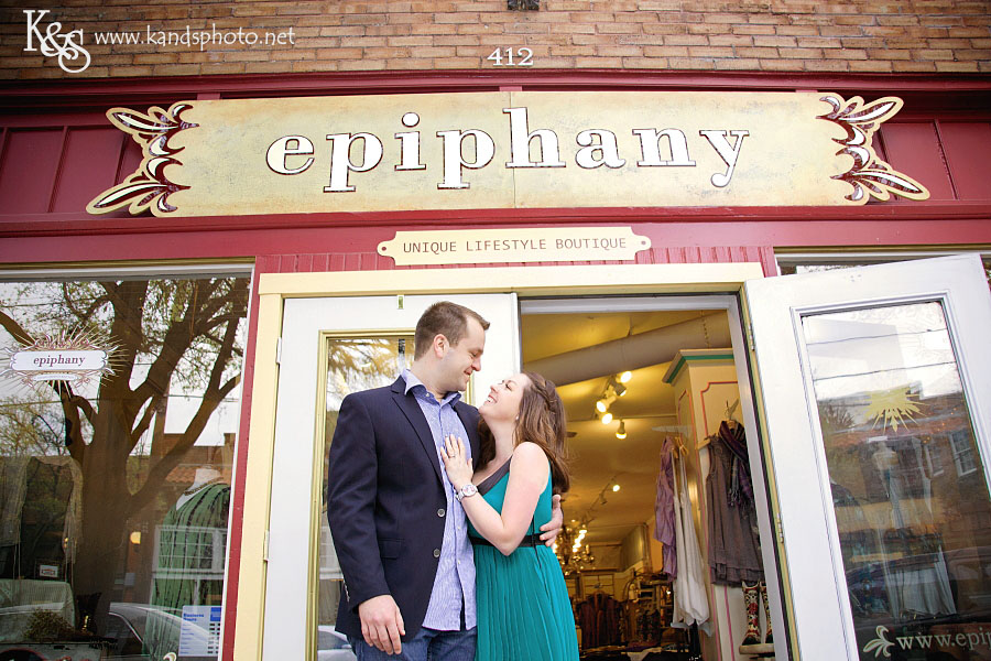 Mark and Jamie's Fun Engagement Session. Photographs by Dallas Wedding Photographers, K & S Photography