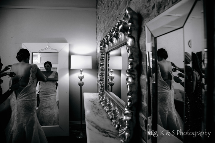 gather mckinney downtown wedding