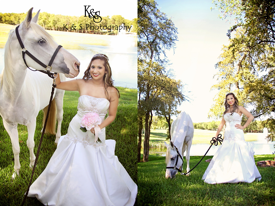 Tammy's McKinney Bridal Session. Photographs by Dallas Wedding Photographers, K & S Photography