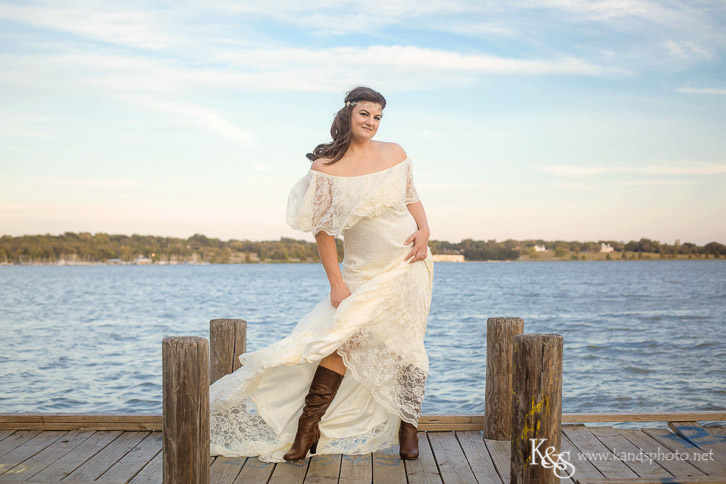 Bridal Portraits at White Rock Lake