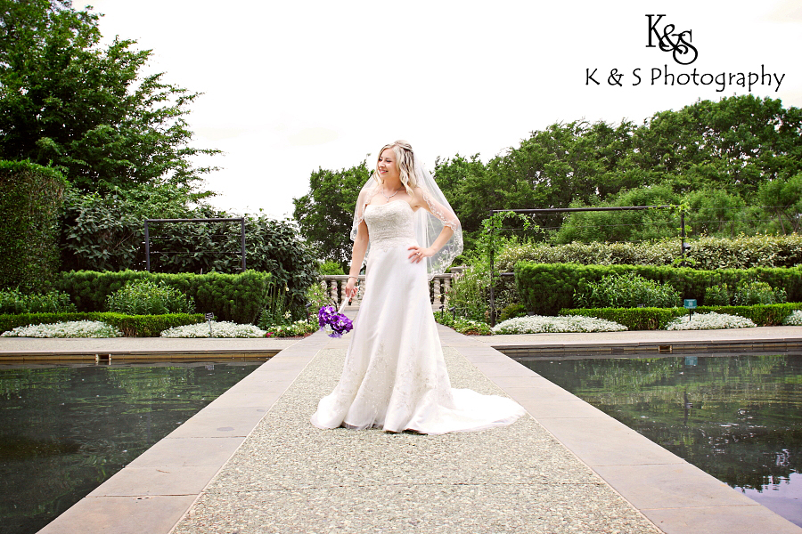 Laura's Bridal Session at Old Red Museum and the Dallas Arboretum. Photographs by Dallas Wedding Photographers, K & S Photography