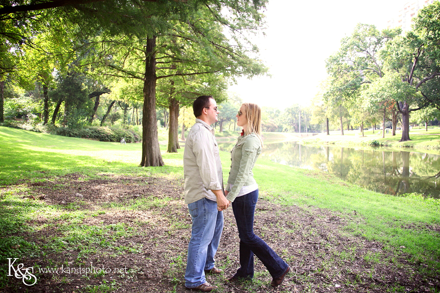Matt and Megan Engaged in Dallas. Photographs by Dallas Wedding Photographers, K & S Photograph