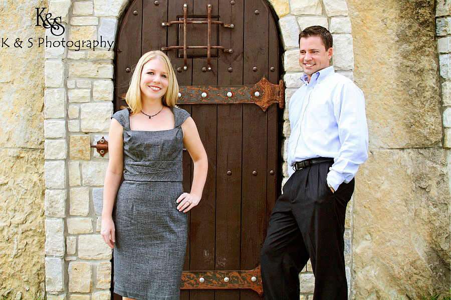 Anthony and Kelly's Engagement Session at Adriatica in McKinney and the Shops of Fairview. Photographs by Dallas Wedding Photographer, K & S Photography