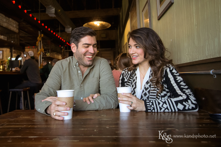 dallas truckyard engagement photograpy