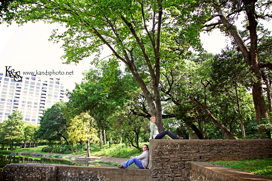 Matt and Megan Engaged in Dallas. Photographs by Dallas Wedding Photographers, K & S Photograph