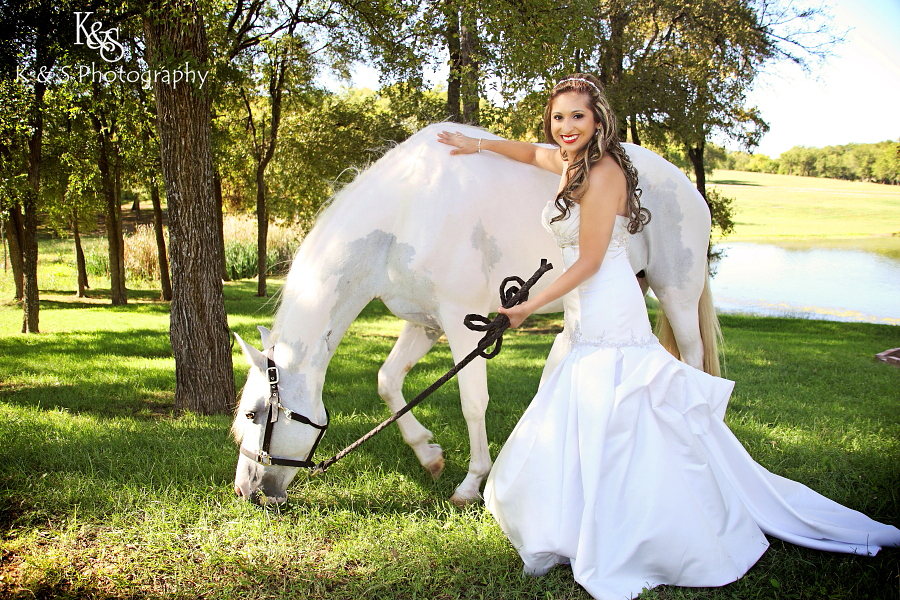 Tammy's McKinney Bridal Session. Photographs by Dallas Wedding Photographers, K & S Photography