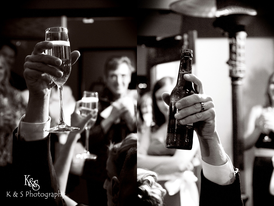 Derek and Sarah's wedding at Ferrari's in Grapevine, photos by Dallas Wedding Photographer, K & S Photography