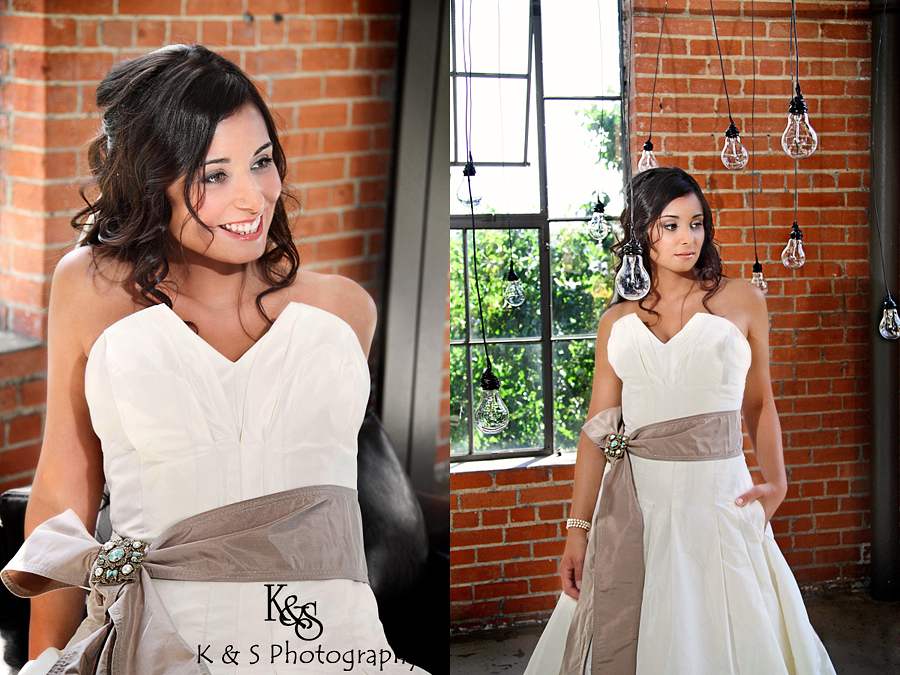 Stephanie's Bridal Session at the Joule Hotel in Dallas. Photographs by Dallas Wedding Photographers, K & S Photography