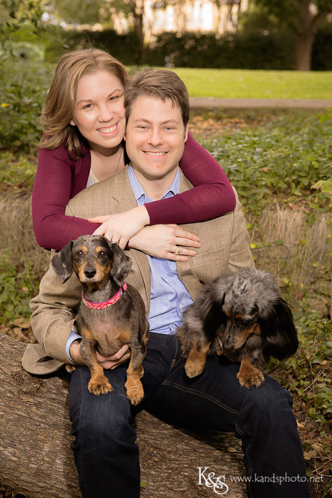 Engagement Photos at Lakeside Park in Dallas