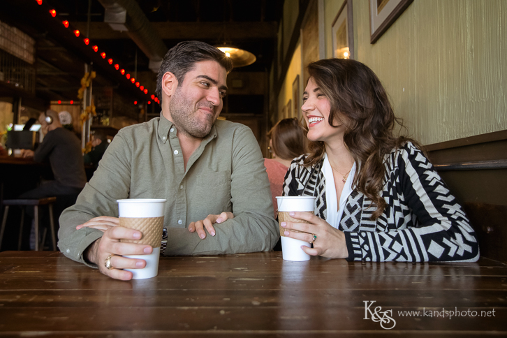 dallas truckyard engagement photograpy