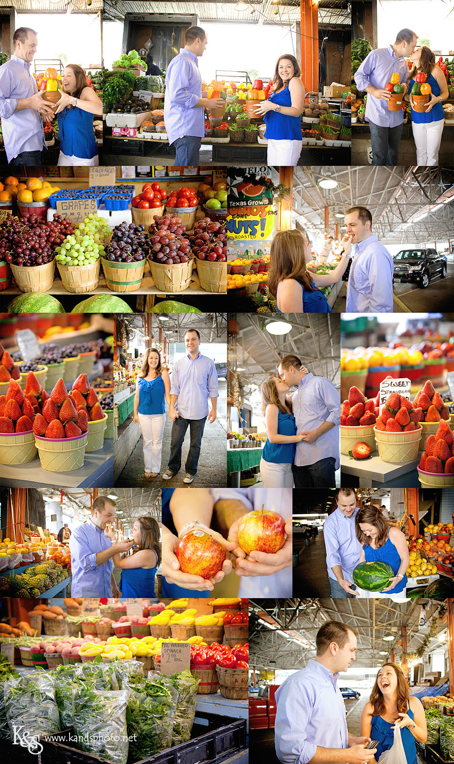 Mark and Jamie's Fun Engagement Session. Photographs by Dallas Wedding Photographers, K & S Photography