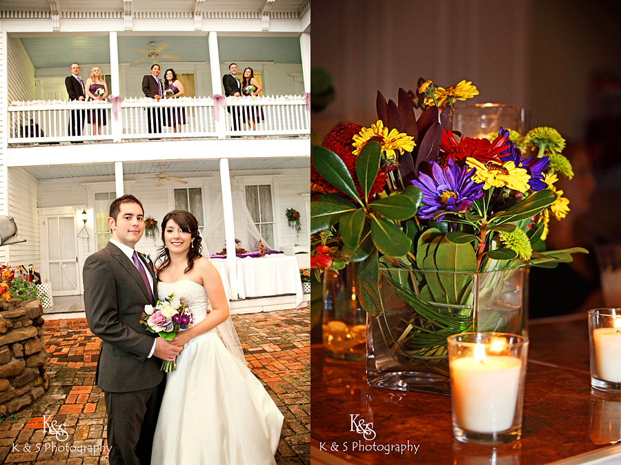 Sergio and Lacey's Wedding at the Bingham House in McKinney. Photographs by Dallas Wedding Photographer, K & S Photography