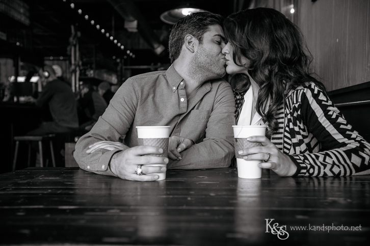 dallas truckyard engagement photograpy