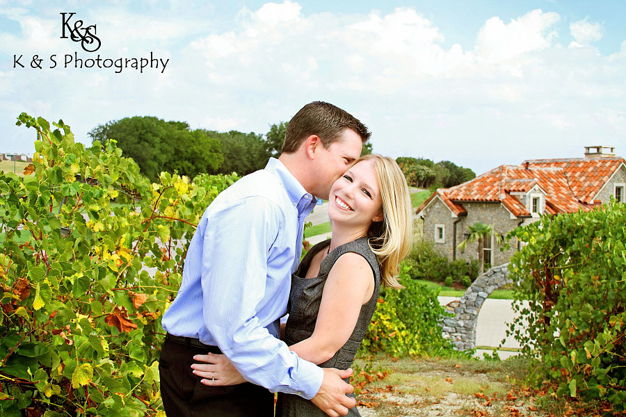 Anthony and Kelly's Engagement Session at Adriatica in McKinney and the Shops of Fairview. Photographs by Dallas Wedding Photographer, K & S Photography