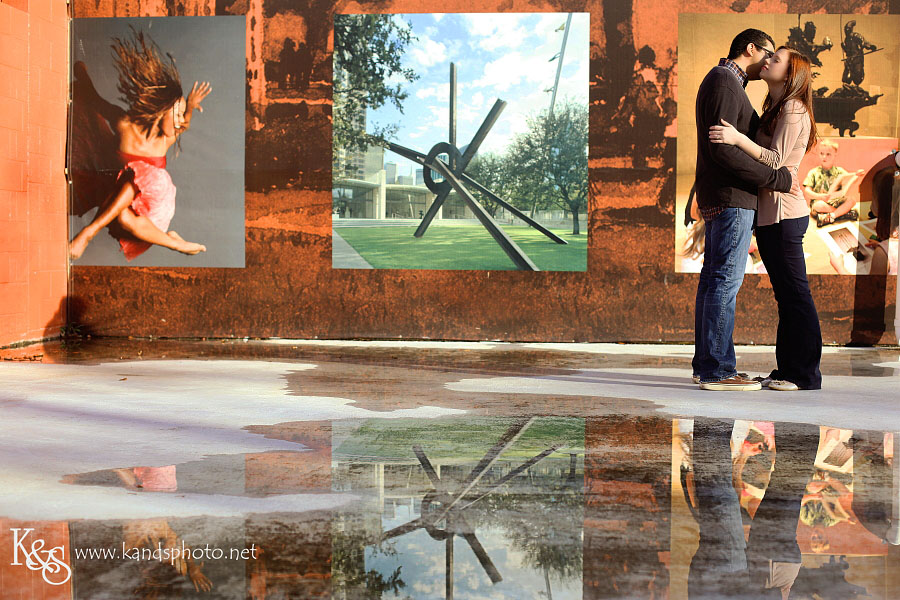 Chris and Chelsea's Downtown Dallas Wedding Session