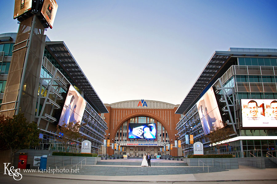 Sergio and Lacey's Wedding Session in Downtown Dallas. Photography by Dallas Wedding Photographers, K & S Photography