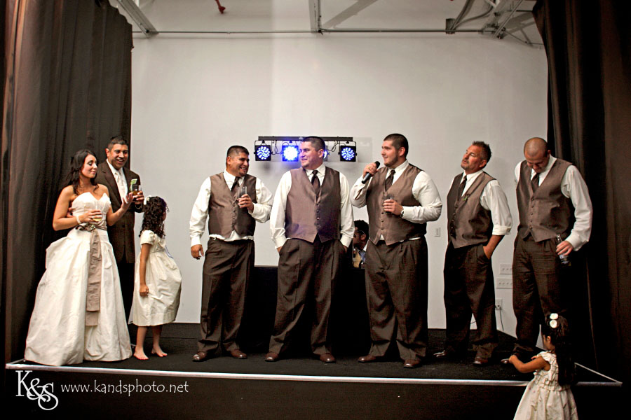 Dallas Wedding Photographers, K and Photography, photographed Adam and Stephanie's Dallas Wedding Reception at Marc Events