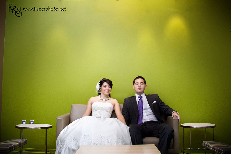 Sergio and Lacey's Wedding Session in Downtown Dallas. Photography by Dallas Wedding Photographers, K & S Photography