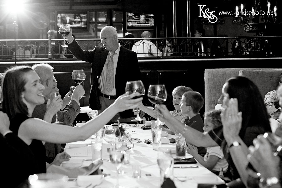 David and Sara's Wedding Rehearsal Dinner at Dakota's in Dallas |  Dallas Wedding Photographer