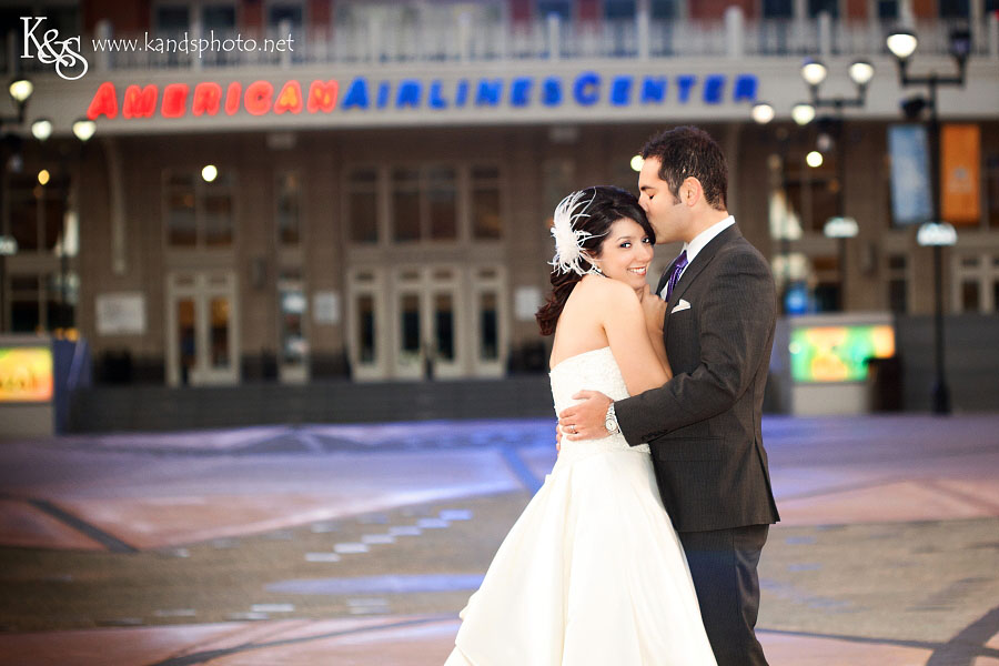 Sergio and Lacey's Wedding Session in Downtown Dallas. Photography by Dallas Wedding Photographers, K & S Photography