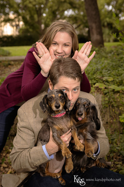 Engagement Photos at Lakeside Park in Dallas