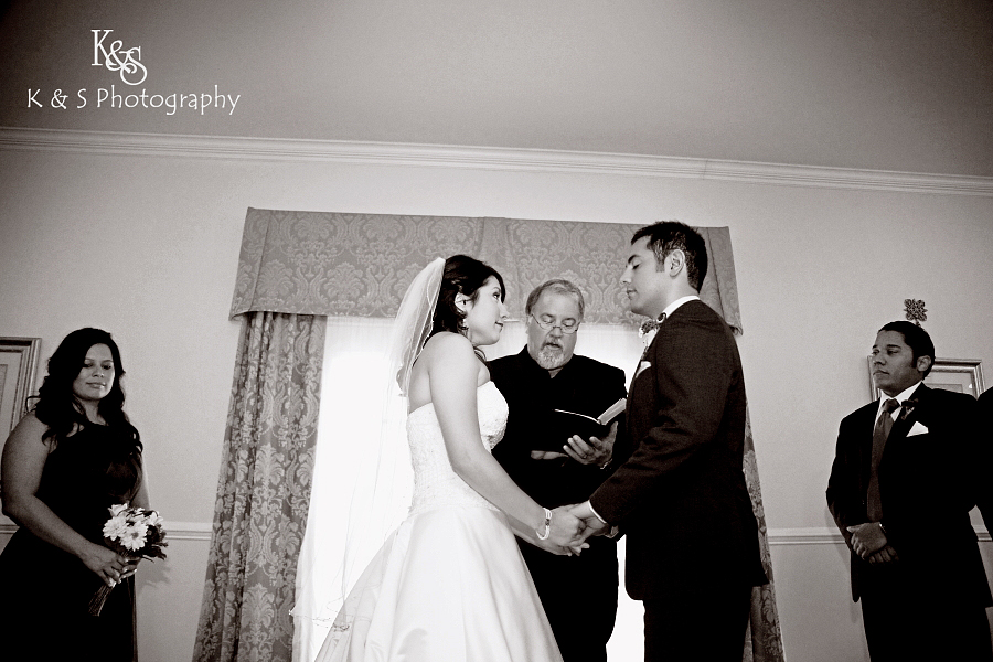 Sergio and Lacey's Wedding at the Bingham House in McKinney. Photographs by Dallas Wedding Photographer, K & S Photography