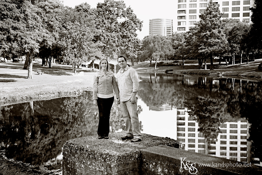 Matt and Megan Engaged in Dallas. Photographs by Dallas Wedding Photographers, K & S Photograph