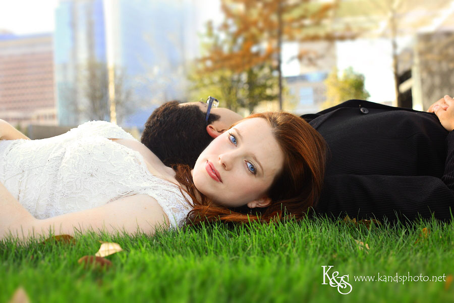 Chris and Chelsea's Downtown Dallas Wedding Session