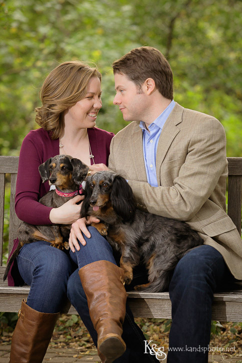 Engagement Photos at Lakeside Park in Dallas