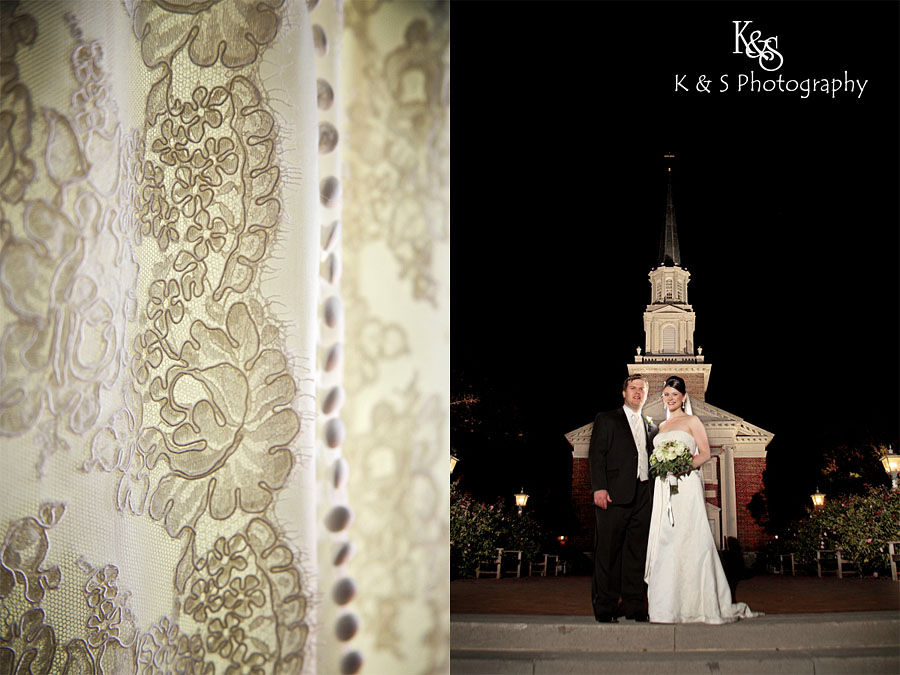Brian and Kaitlin's Wedding at the Perkins Chapel. Photographs by Dallas Wedding Photographers, K & S Photography