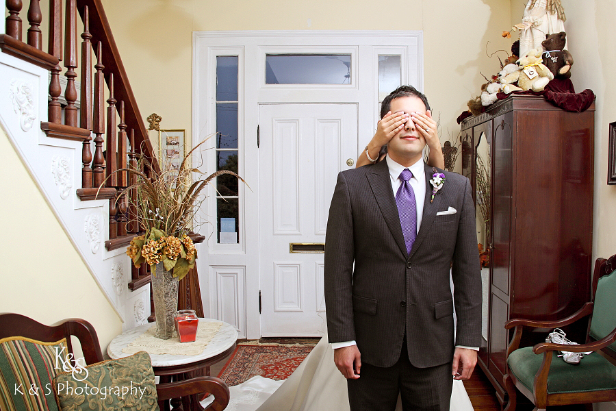 Sergio and Lacey's Wedding at the Bingham House in McKinney. Photographs by Dallas Wedding Photographer, K & S Photography