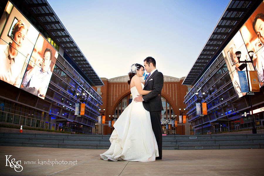 Sergio and Lacey's Wedding Session in Downtown Dallas. Photography by Dallas Wedding Photographers, K & S Photography