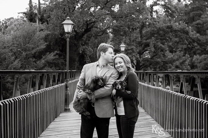 Engagement Photos at Lakeside Park in Dallas