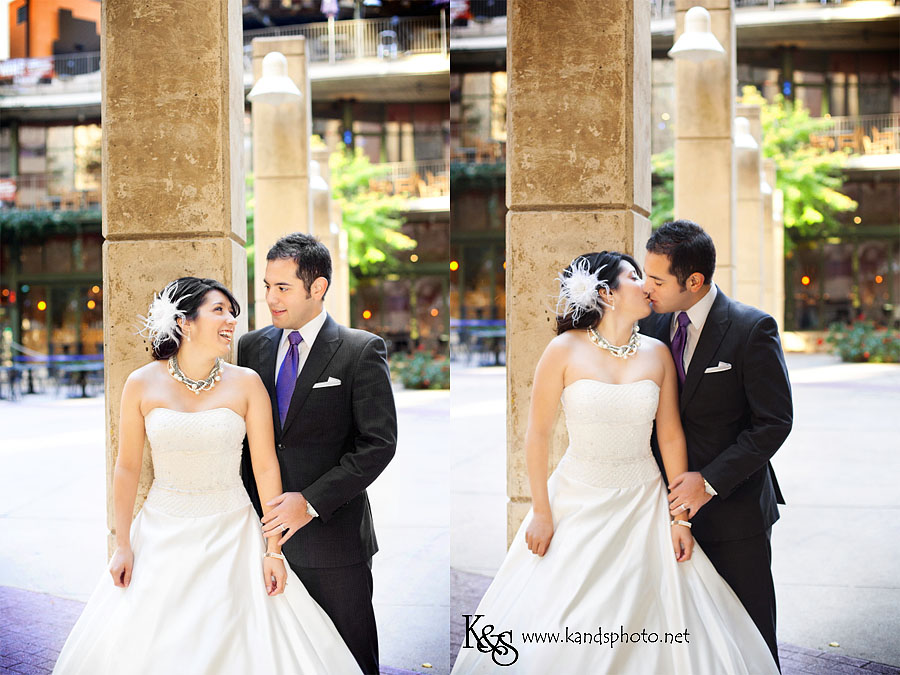 Sergio and Lacey's Wedding Session in Downtown Dallas. Photography by Dallas Wedding Photographers, K & S Photography