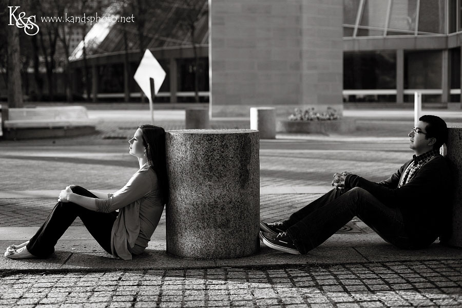 Chris and Chelsea's Downtown Dallas Wedding Session