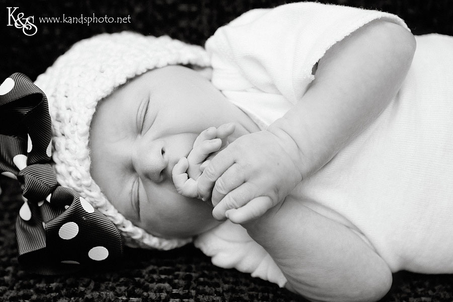 Baby Harper at 1 Week | Dallas Newborn Photographers