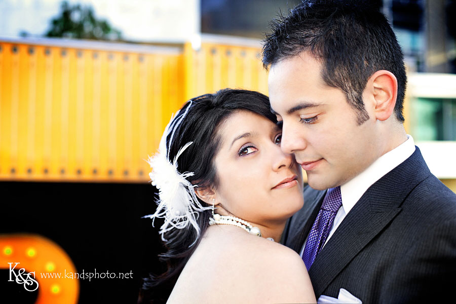 Sergio and Lacey's Wedding Session in Downtown Dallas. Photography by Dallas Wedding Photographers, K & S Photography