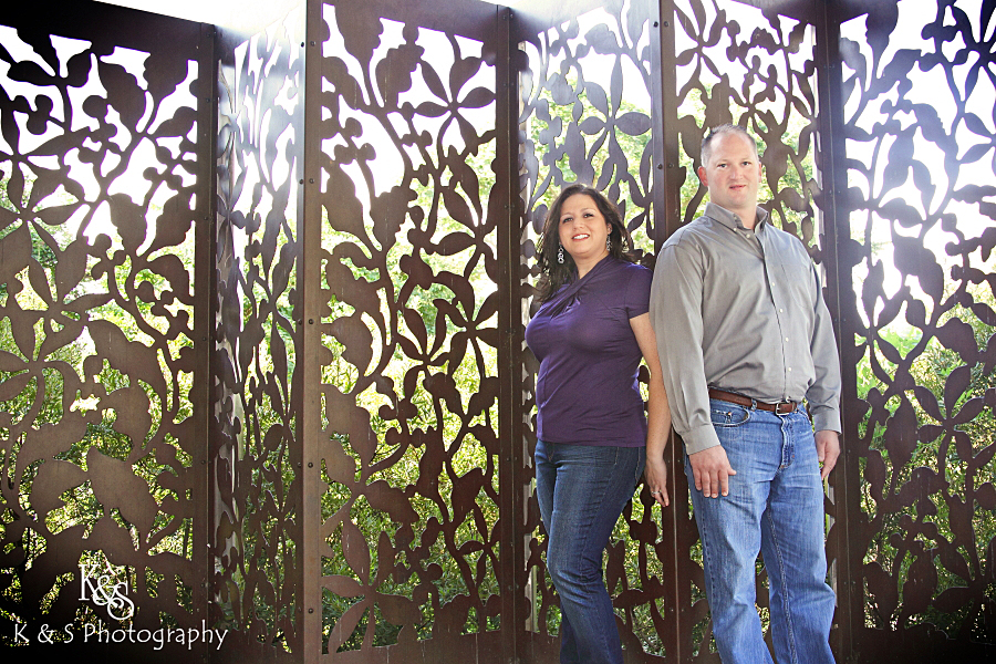 Sneak Peak of Shayne and Christi's Engagement Session at the Dallas Arboretum, taken by Dallas Wedding Photographers, K & S Photography