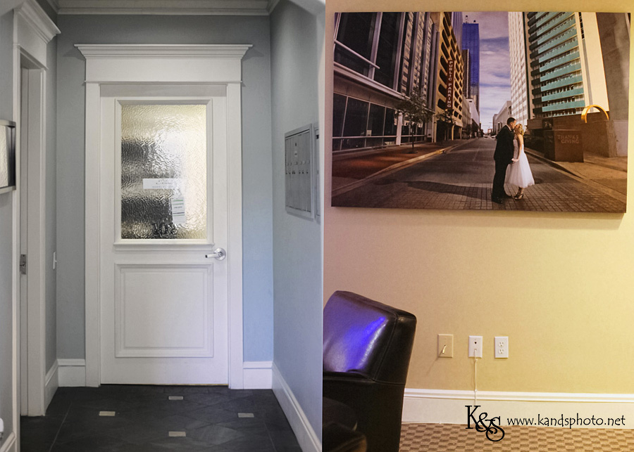 K & S Photography has an office in Dallas to meet wedding clients at